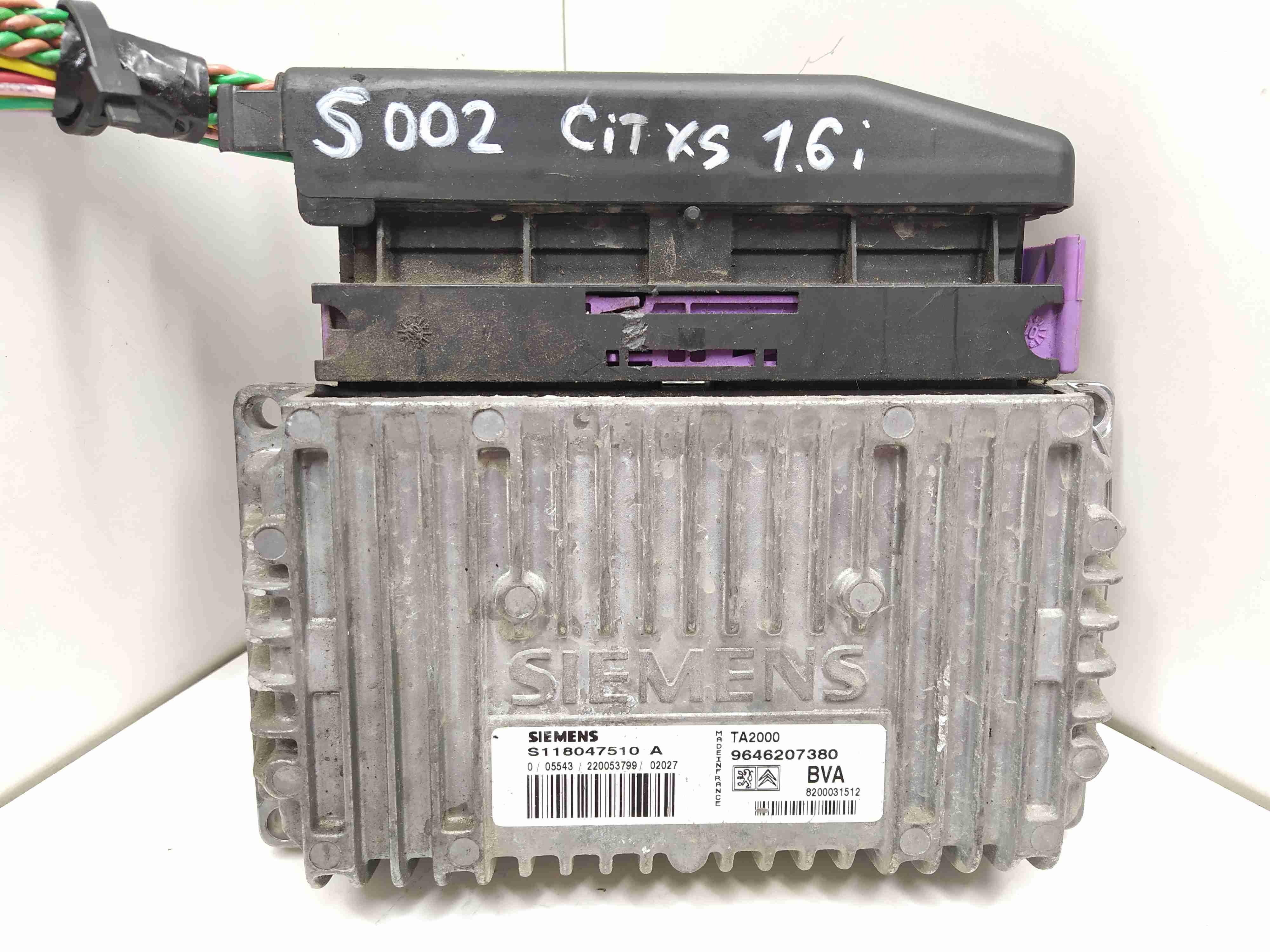 Citroen Xsara Xsara (N1) 1997 - 2005 Блок управления АКПП 9646207380,   S118047510A  002367