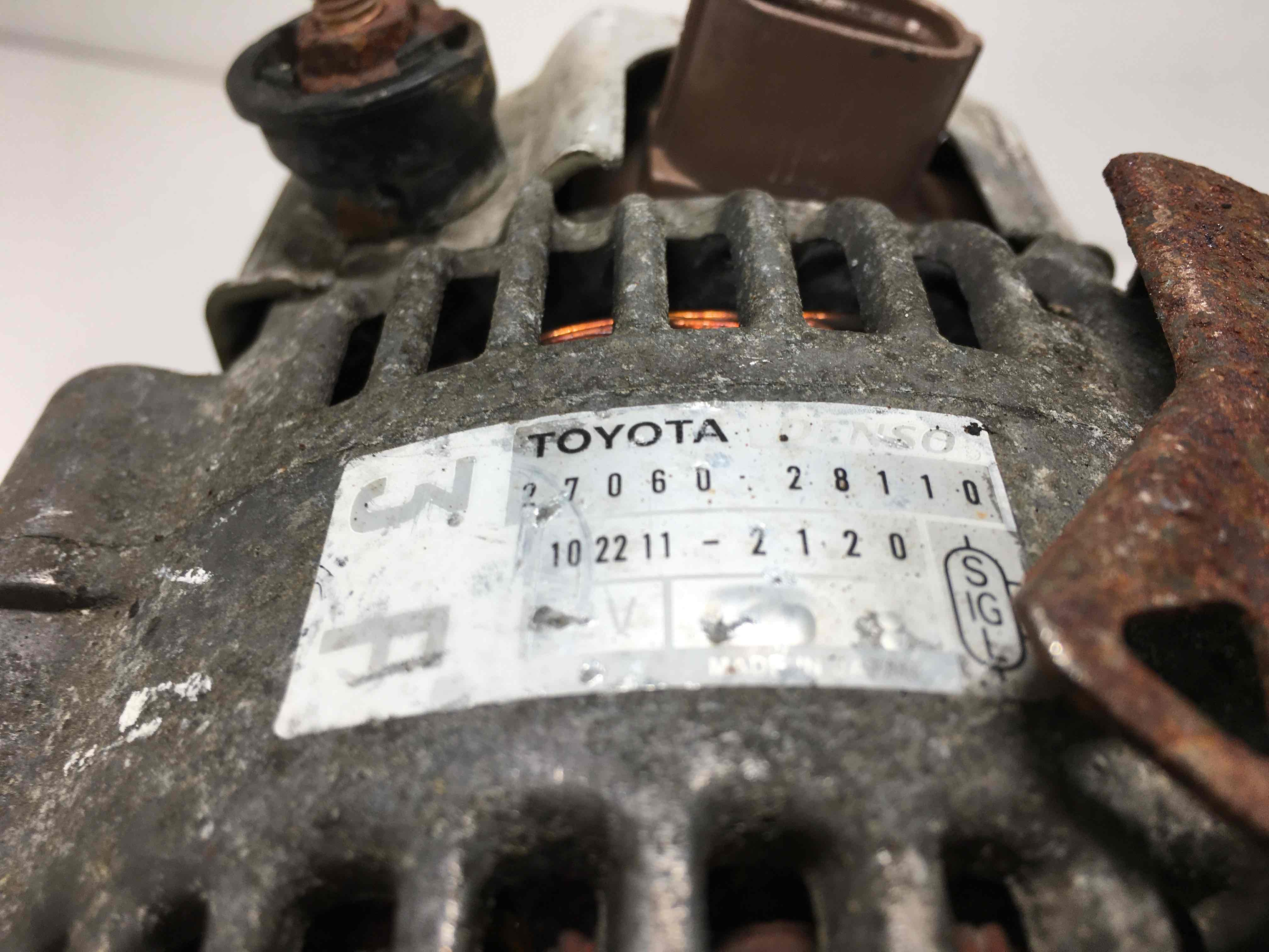Генератор Toyota Rav4 2 купить в Беларуси