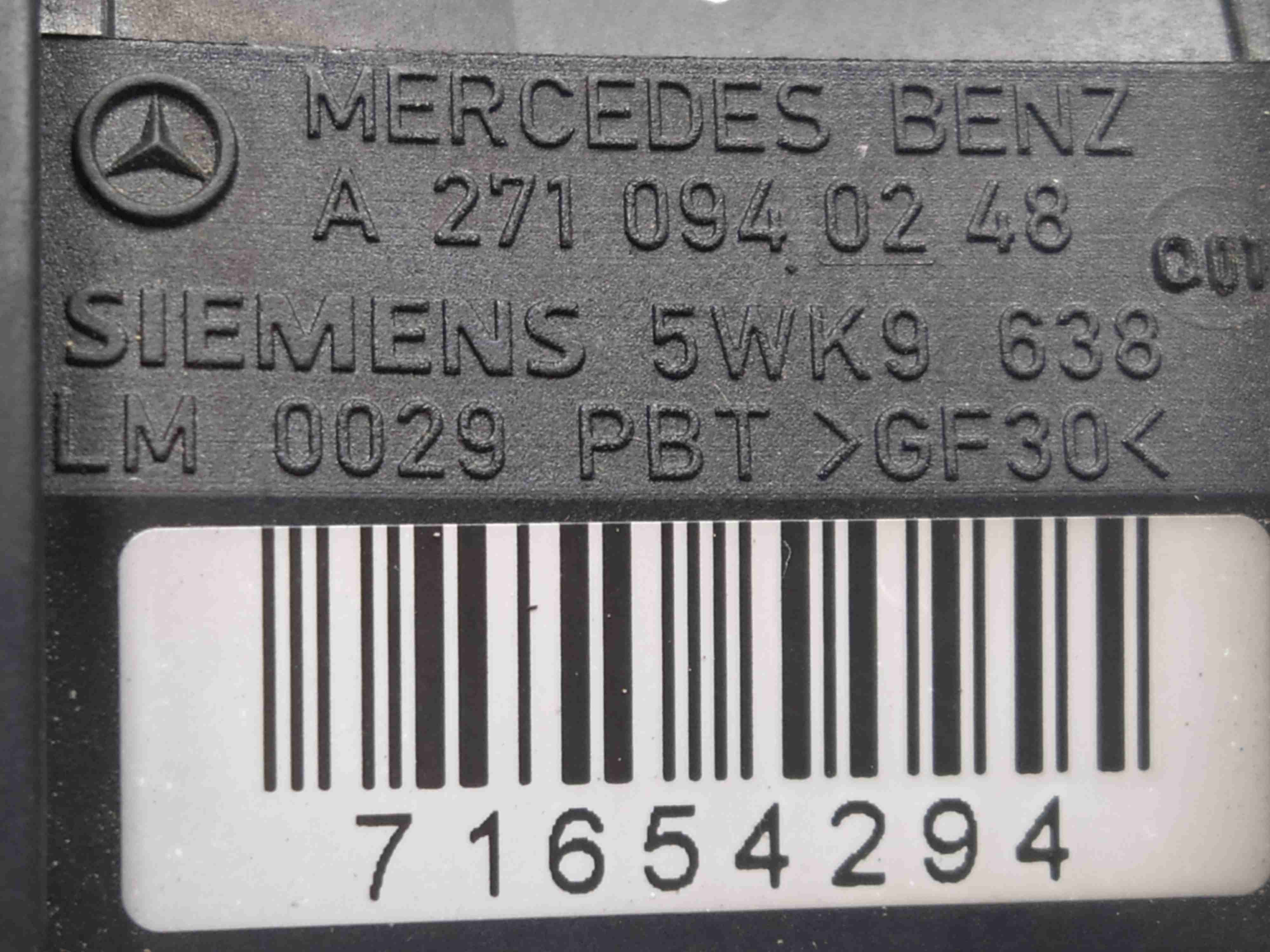 Расходомер воздуха (ДМРВ) Mercedes C-Class (W203) купить в Беларуси