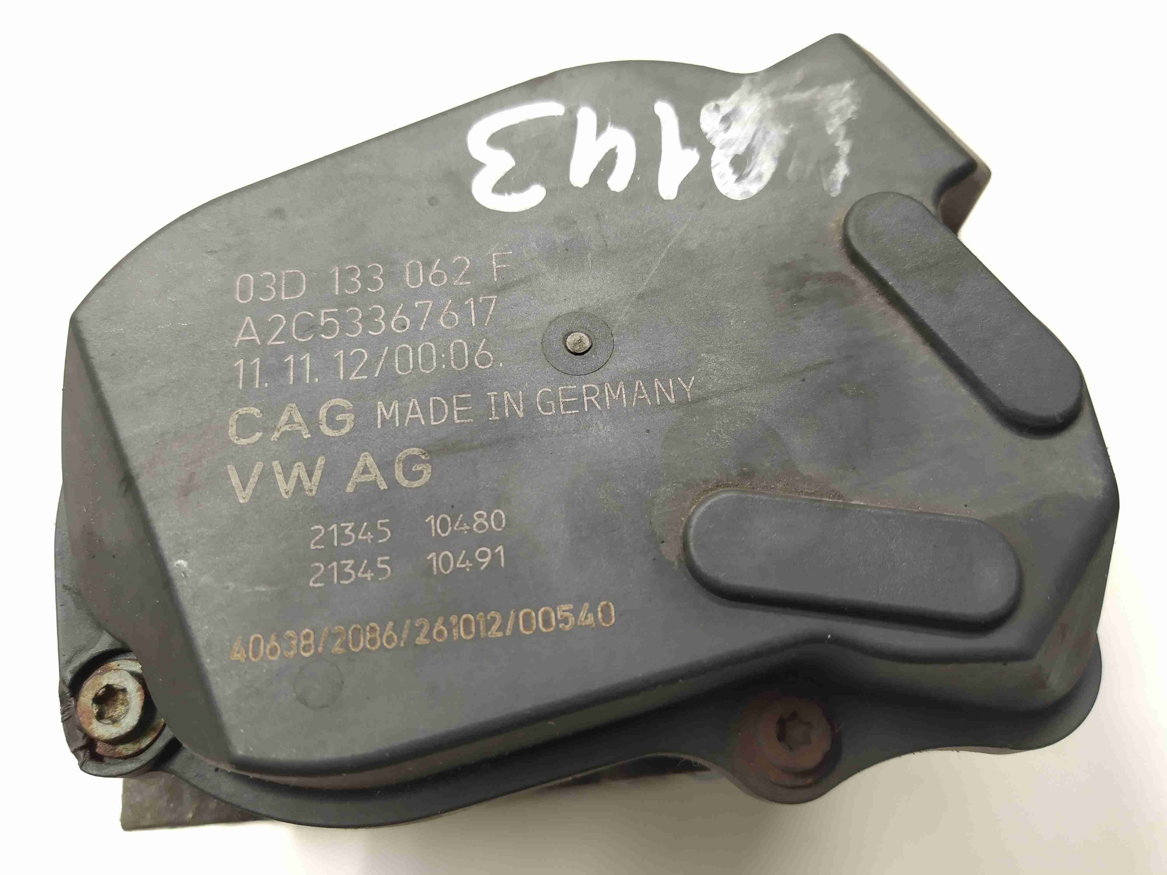 SEAT Ibiza Ibiza IV (6J,6P) 2008 - 2017 Заслонка дроссельная 03D133062F  006584