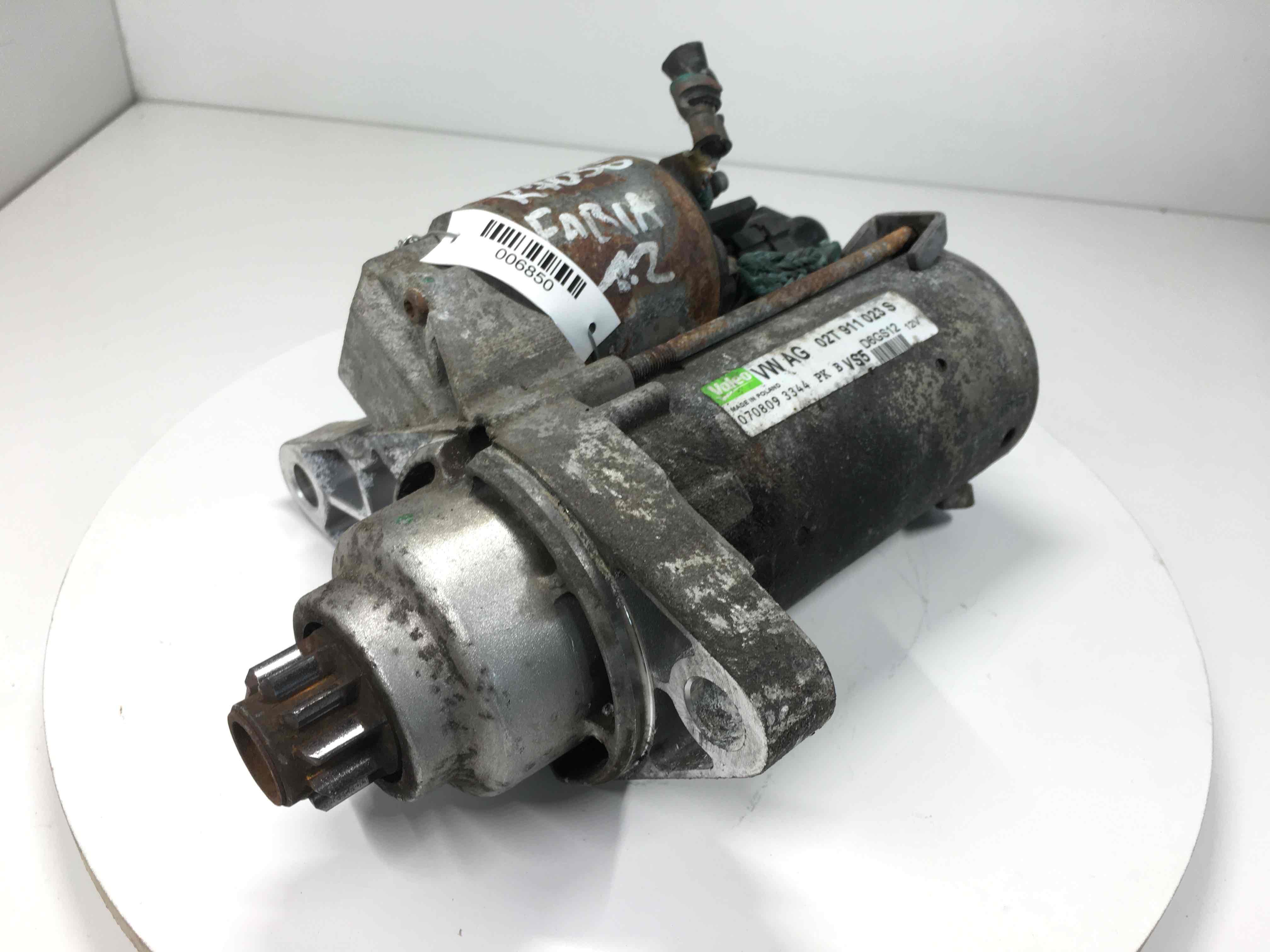 Skoda Fabia Fabia II (5J) 2007 - 2014 Стартер 02T911023S,   D6GS12  006850