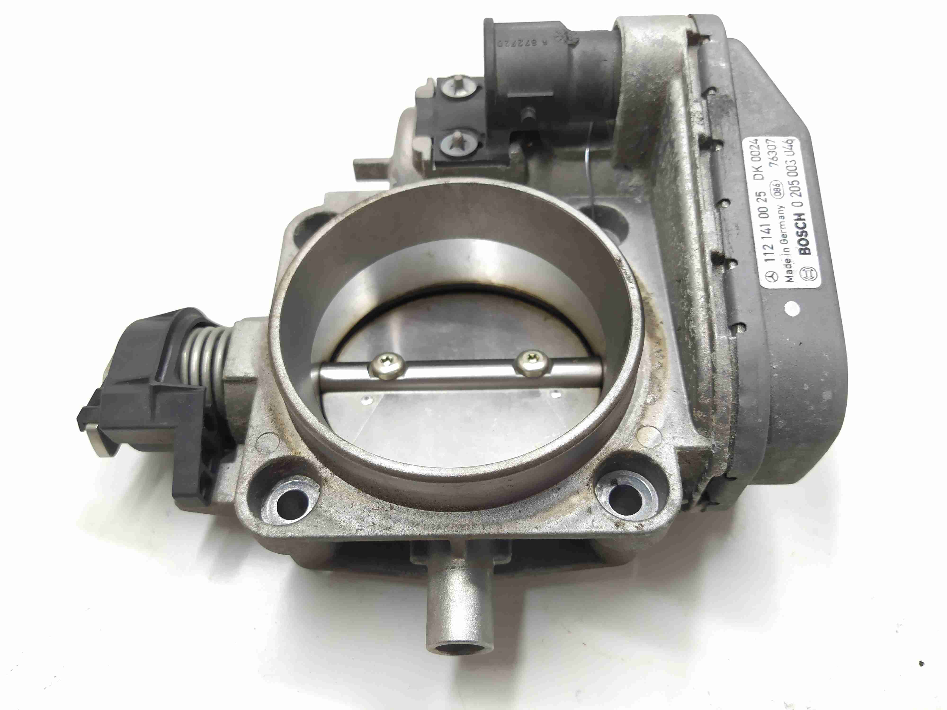 Mercedes E W210 E W210 2  поколение 1995 - 1999 Заслонка дроссельная A1121410025,   1121410025,   0205003046  007902