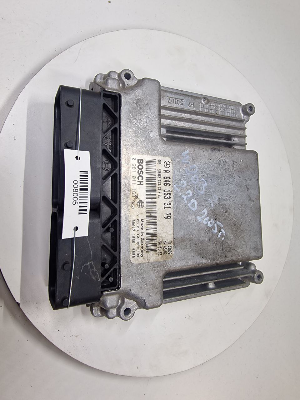 Mercedes C W203 C W203 2 поколение [рестайлинг] (2004-2008) Блок управления двигателем a6461533179  008005