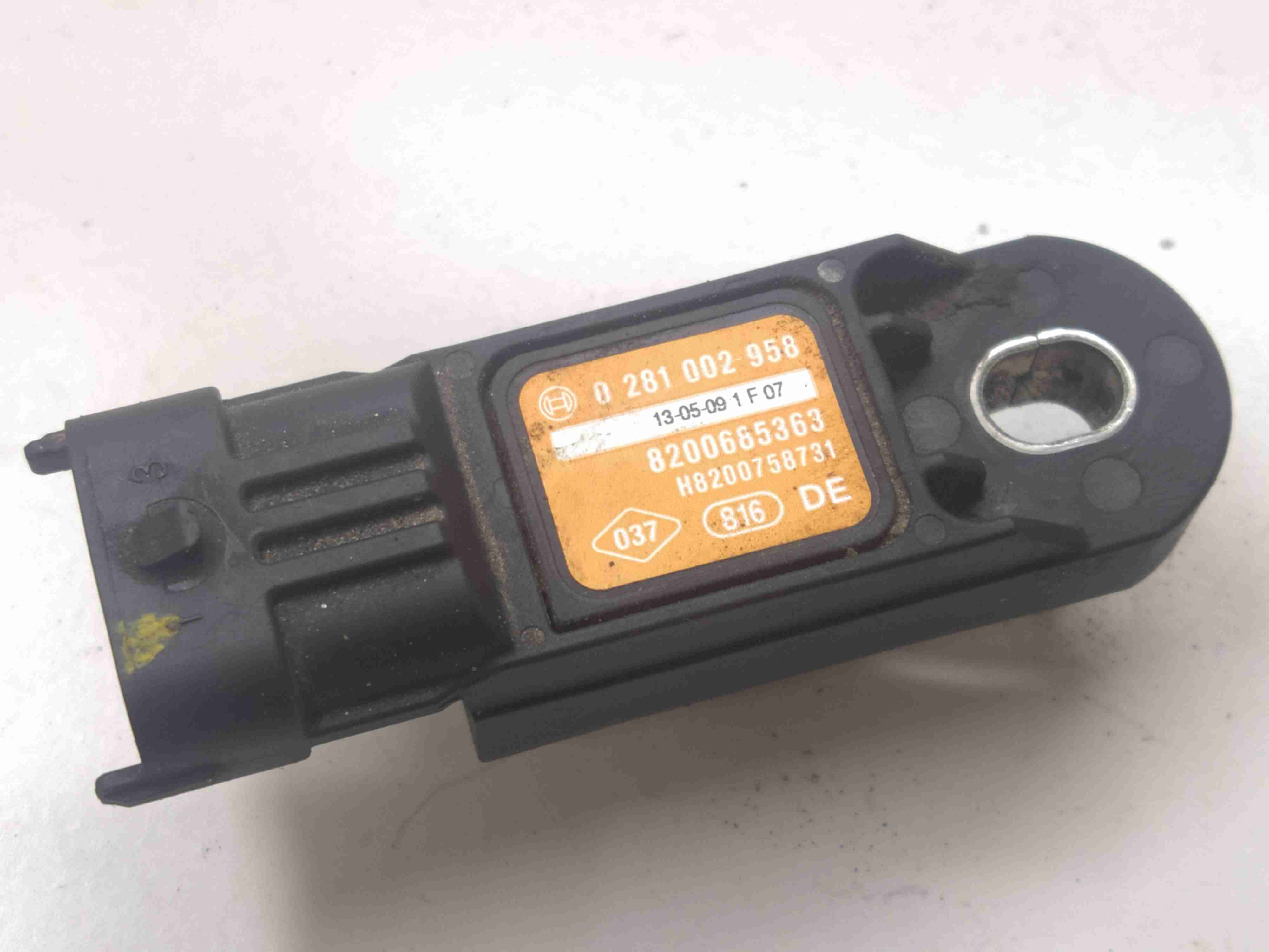 Renault Master Master III 2010 - 2017 Датчик абсолютного давления 8200685363,  0281002958,  H8200758731  008102