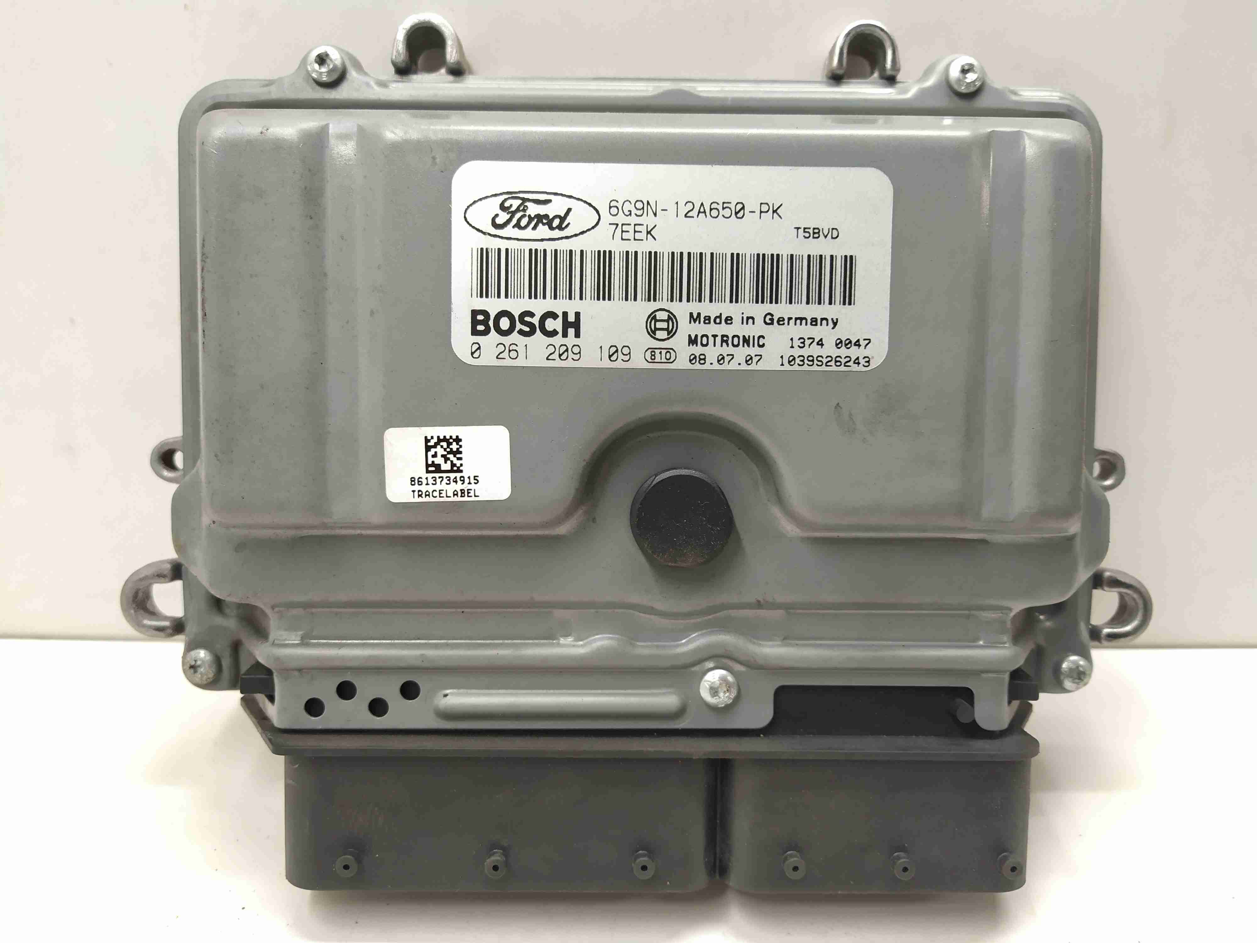 Ford Mondeo Mondeo IV 2007 - 2015 Блок управления двигателем 6G9N12A650PK,    0261209109,   HUBA  009198