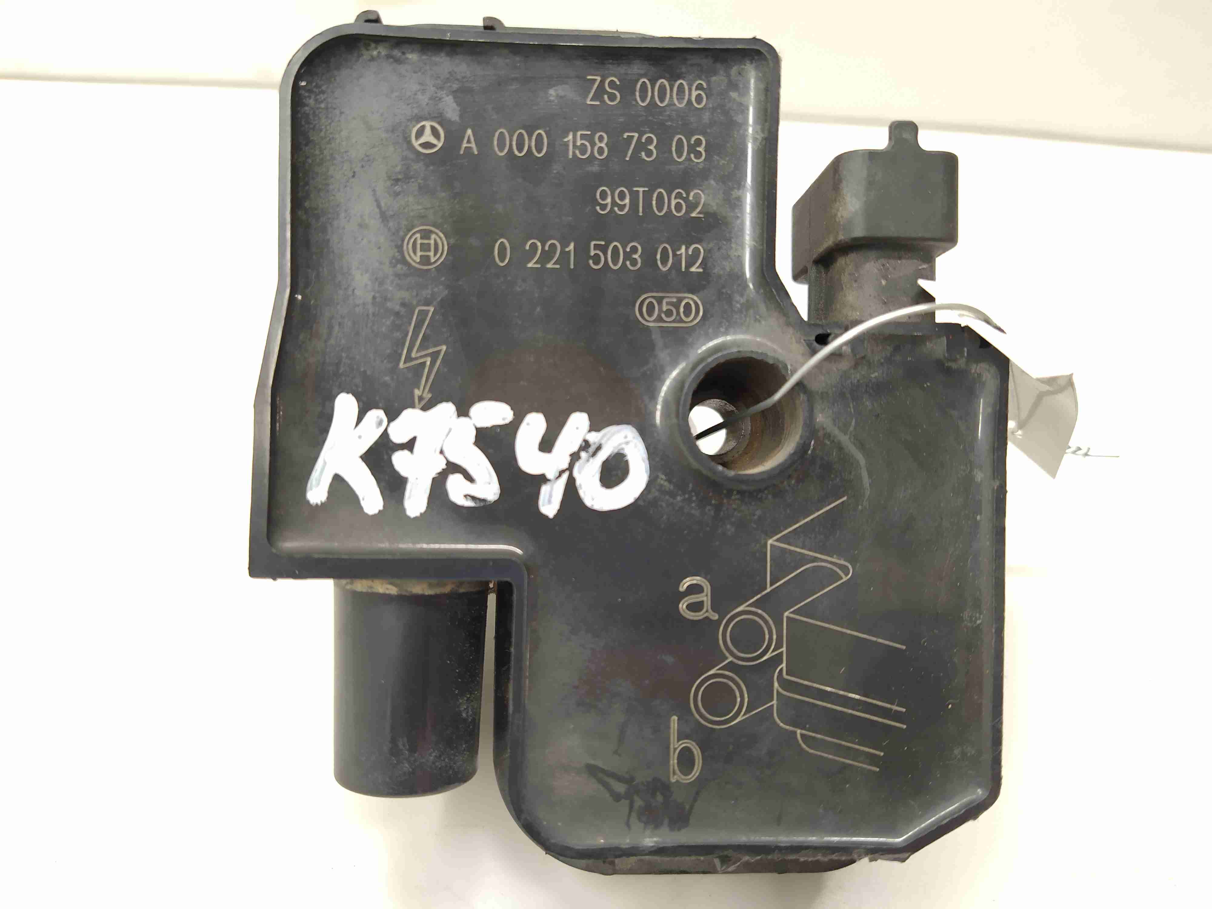 Mercedes ML W163 M-klasse (W163) 1997 - 2005 Катушка зажигания A0001587303,  0001587303,  0221503012  009312