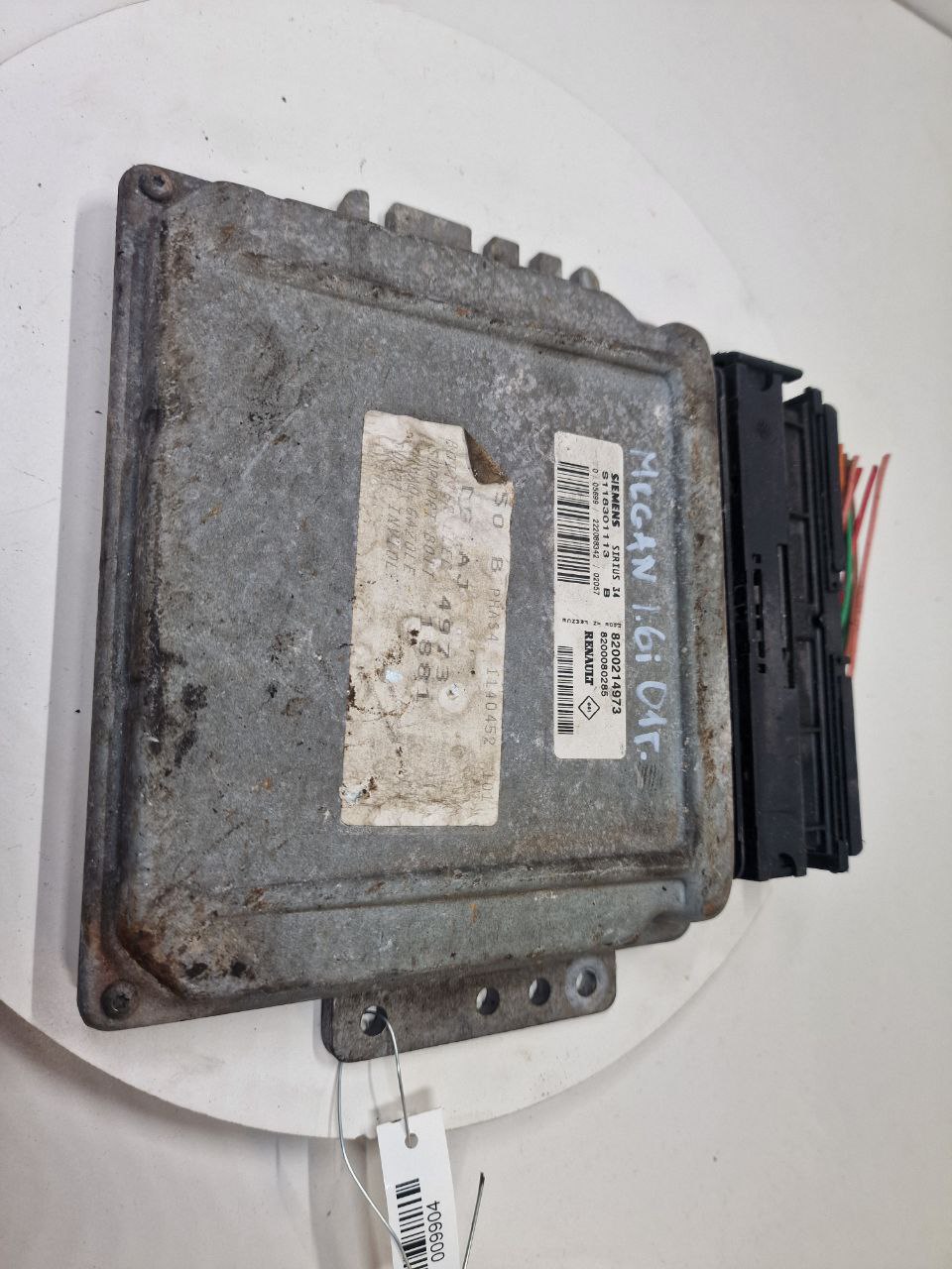 Renault Scenic Scenic I (JA) 1996 - 2003 Блок управления двигателем 8200214973,  s118301113b  009904