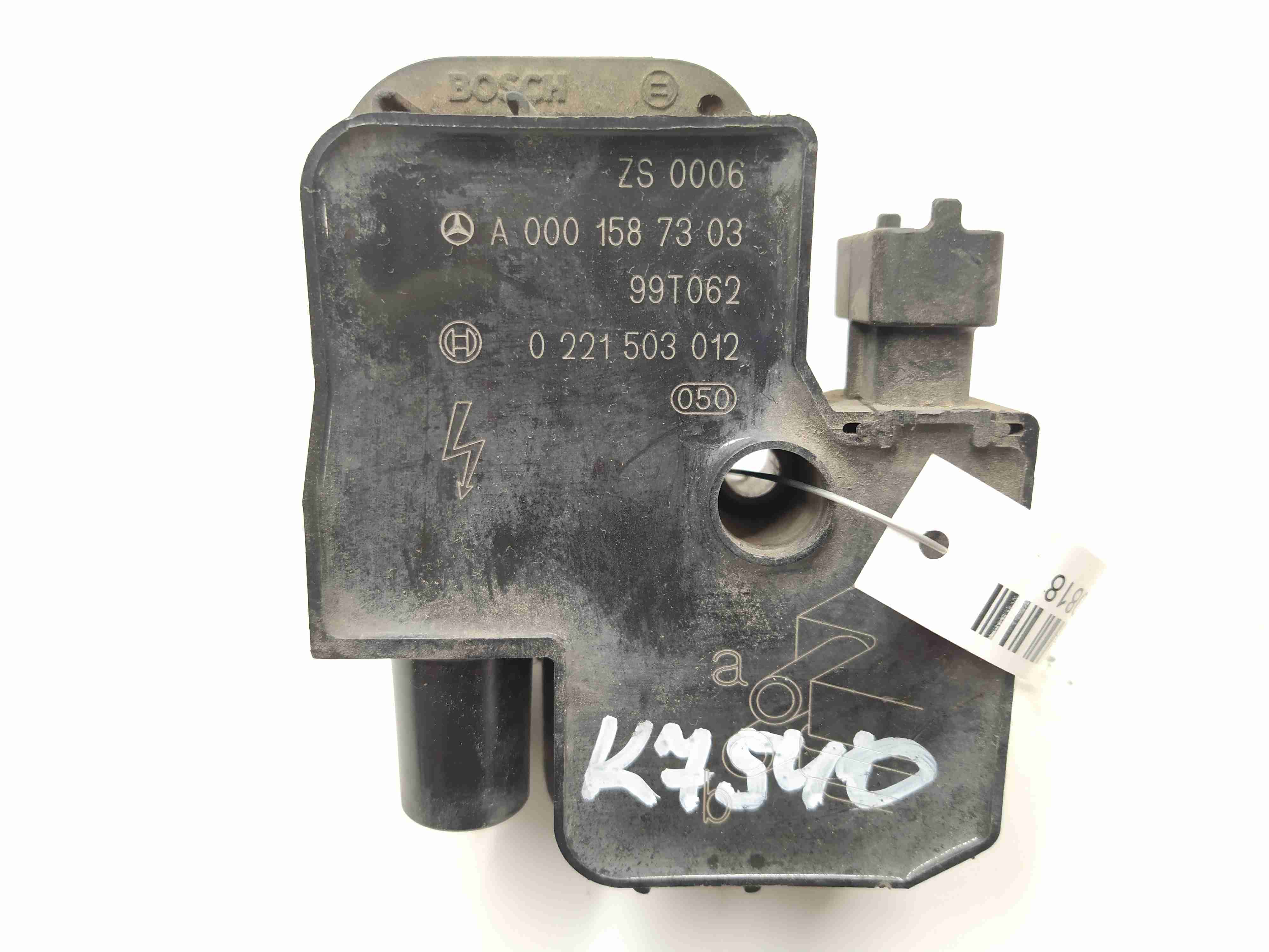 Mercedes ML W163 M-klasse (W163) 1997 - 2005 Катушка зажигания A0001587303,  0001587303,  0221503012  010818
