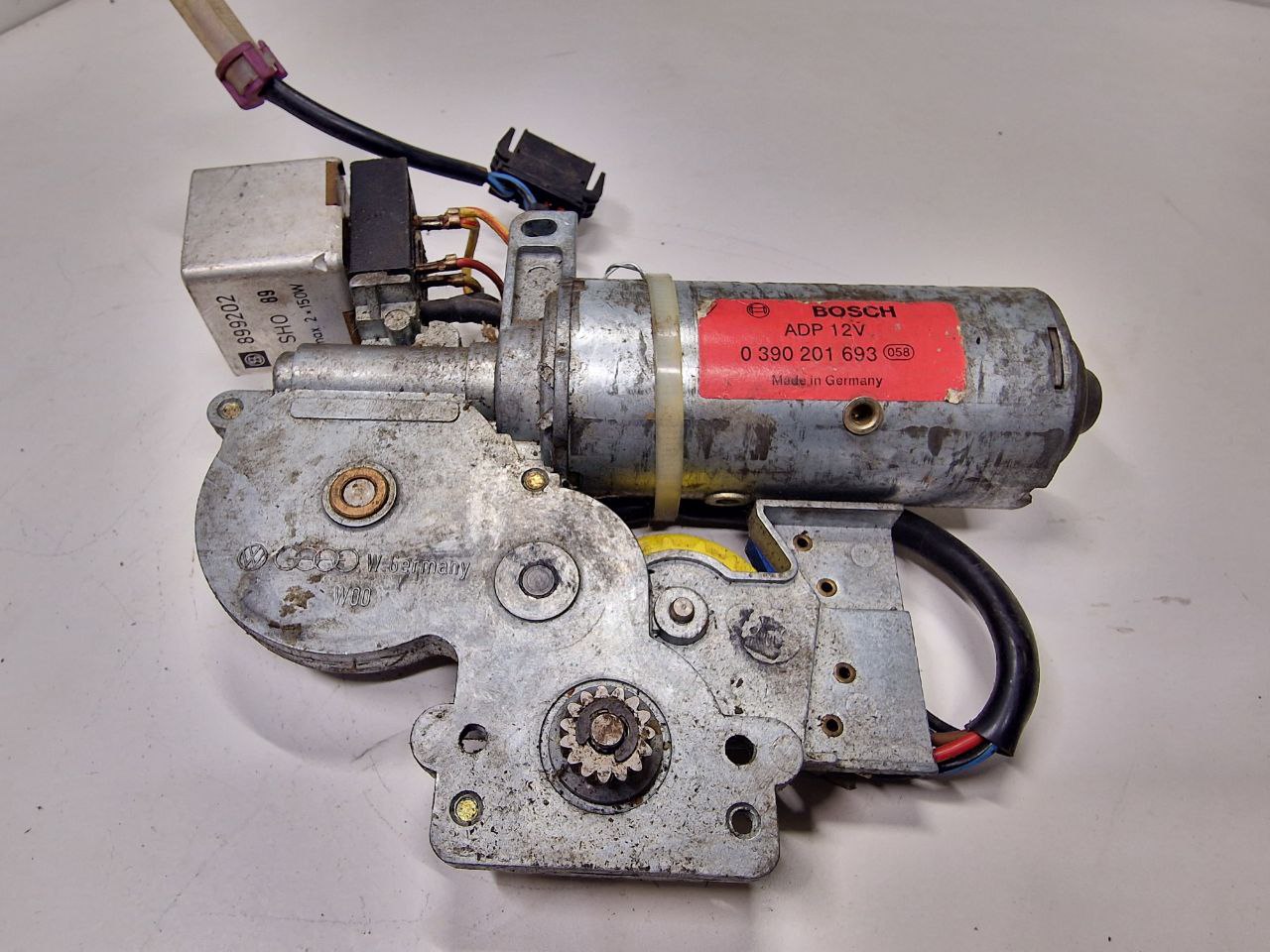 Audi 80 80 B3 (8A) 1986 - 1991 Двигатель электролюка 411941583B, 0390201693, 443877795  015411