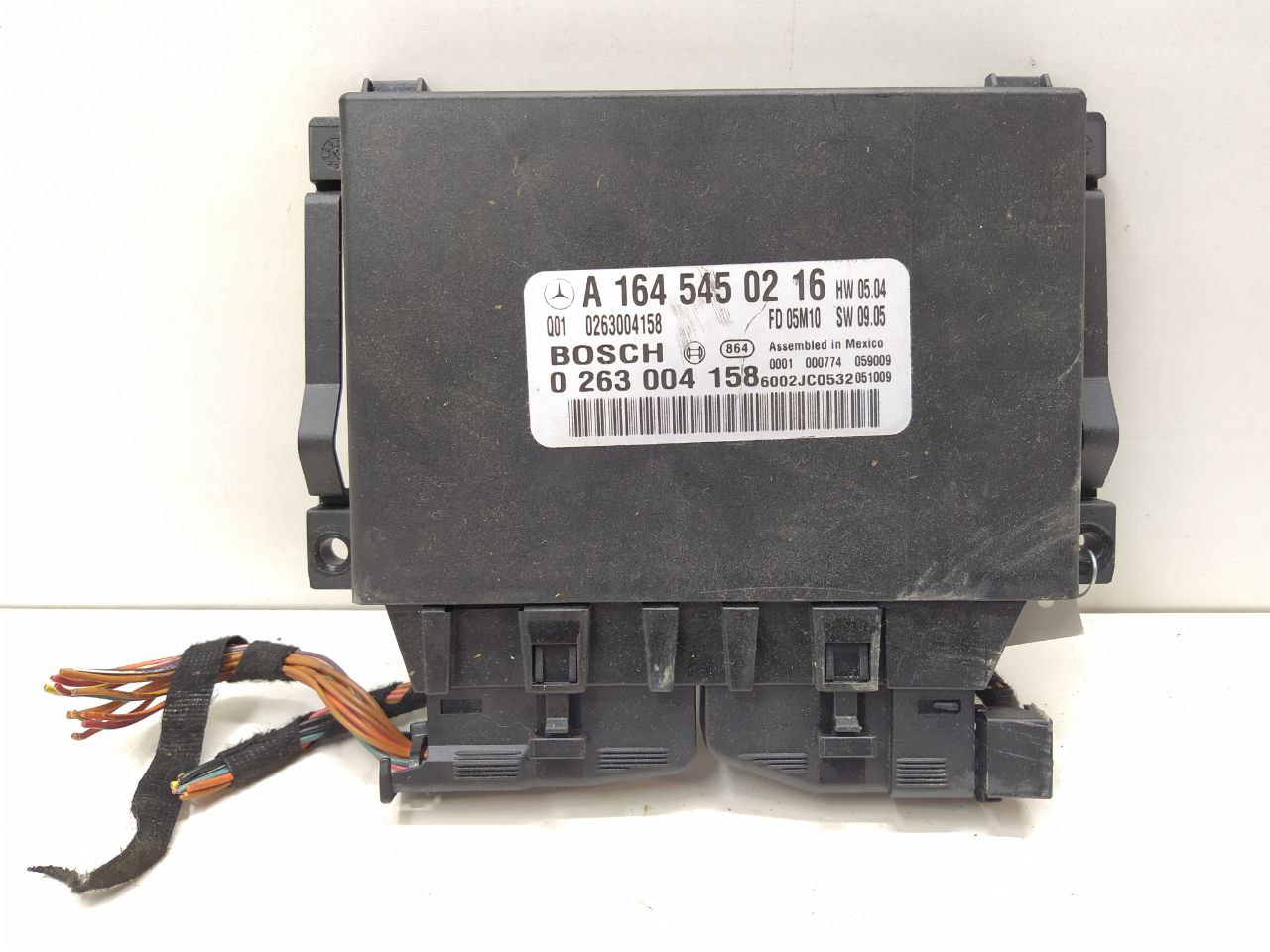 Mercedes ML W164 ML W164 2 поколение (2005-2008) Блок управления парктрониками A1645450216, 1645450216, 0263004158  018444