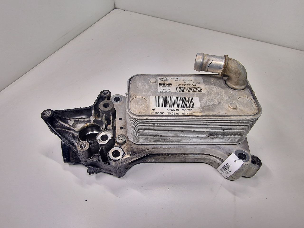 Mercedes C-klasse C-klasse (W204) 2007 - 2014 Теплообменник масляного фильтра U0767004, A6511800865  019832
