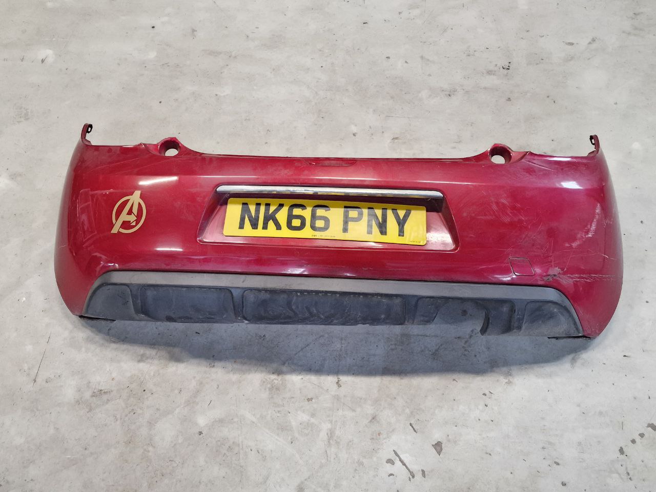 Citroen DS3 1 поколение [рестайлинг] (2014-2015) Бампер задний   020004